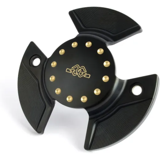 GILLES TOOLING Motorabdeckung Schwarz/Gold für: Yamaha T-Max 530/560 für T-MAX530, T-MAX560