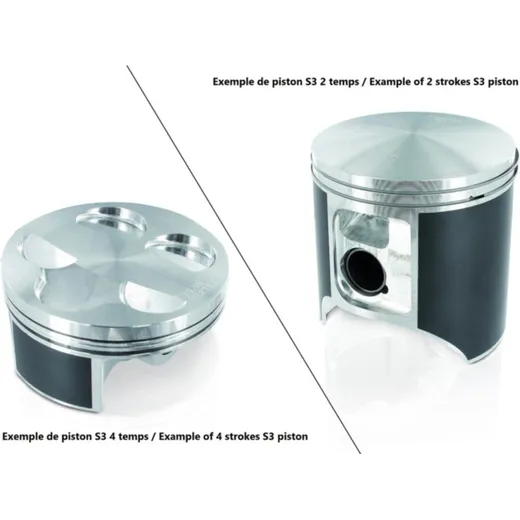 S3 Casted Piston Ø53,96mm Standard Compression for: Ossa TR125I