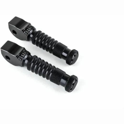 GILLES TOOLING Sport Footpegs Black for: Kawasaki for ER-6F, ER-6N, NINJA250R