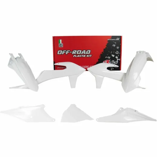 RACETECH Kunststoff-Kit Verkleidungsteile Weiß für: KTM EXC für 150EXC, 250EXC, 250EXC-F