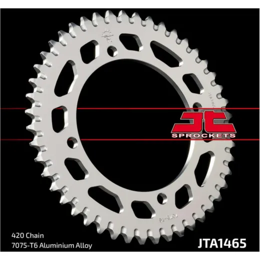 JT SPROCKETS Aluminium Ultraleichtes selbstreinigendes Kettenrad 1465-520