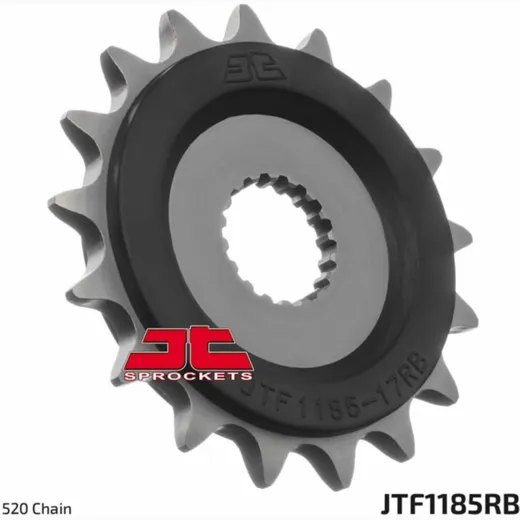 JT SPROCKETS Ritzel 17 Zähne Stahl geräuschfrei 520er Teilung Typ 1185