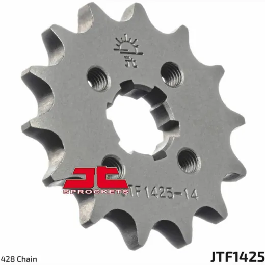 JT SPROCKETS Ritzel 13 Zähne Stahl Standard 428 Teilung Typ 1425 für Suzuki GP100, GP125, GSX-R125 Yamaha TZR250
