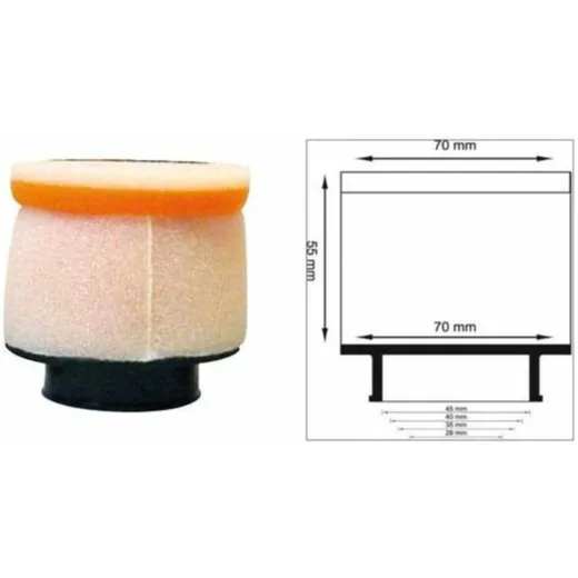 TWIN AIR Luftfilter zylindrisch Ø 63 mm - 158722