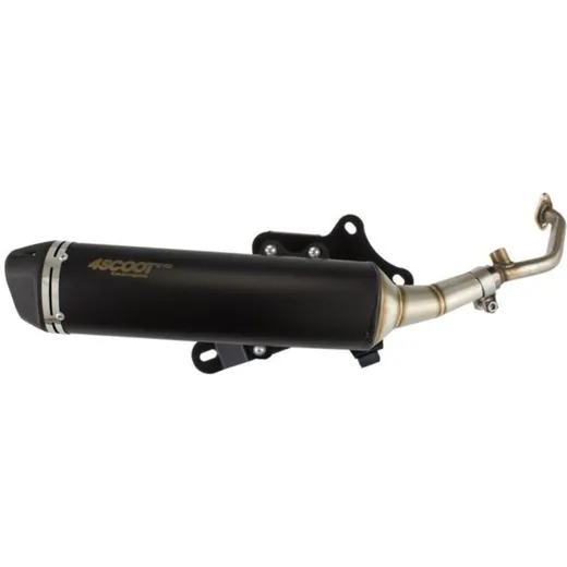 TECNIGAS 4Scoot Evo Black Silencer - for: Honda SH125