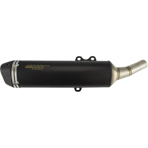 TECNIGAS 4Scoot Evo Black Silencer - for: Vespa GTS- 300i for Vespa GTS300HPE
