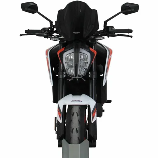 MRA Racing `NRM` Windhsield - Black for: KTM Duke 890R for KTM 890DUKE