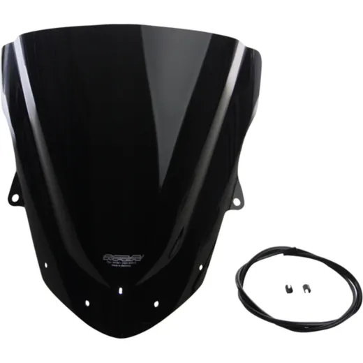 MRA Racing `R` Windshield Black - for: Kawasaki Ninja ZX-6R for NINJAZX-6RABS