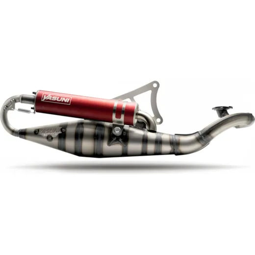 YASUNI Carrera 10 Full Exhaust System Red - Minarelli Horizontal