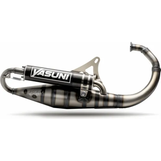 YASUNI Carrera 10 Full Exhaust System Carbon - Minarelli Vertical for MBK BOOSTER Yamaha BW'S