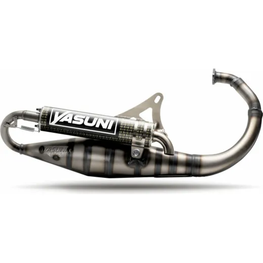 YASUNI Carrera 10 Full Exhaust System Carbon/Kevlar - Minarelli Vertical für MBK BOOSTER Yamaha BW'S