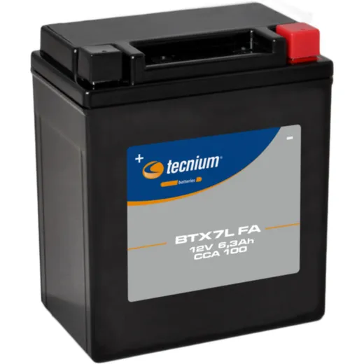 TECNIUM Battery Maintenance Free Factory Activated - BTX7L for Honda, TM Racing, Suzuki