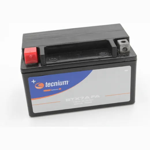 TECNIUM Battery Maintenance Free Factory Activated - BTX7A for SYM, Kymco, Peugeot