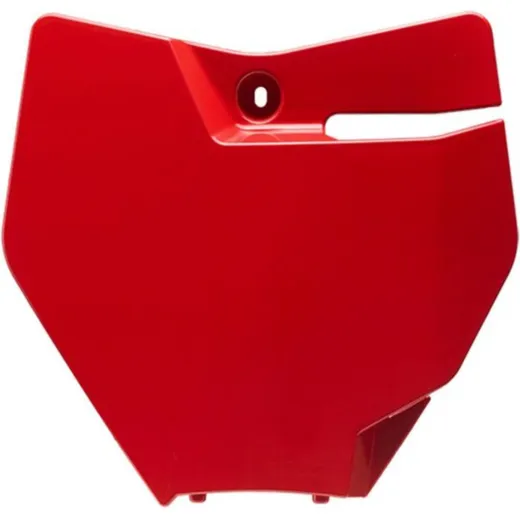 POLISPORT Front Number Plate - Red for: Gas Gas MC85