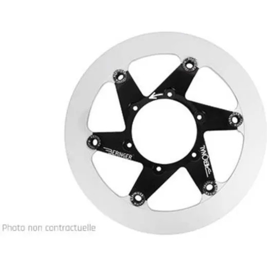 BERINGER Aeronal Cast Iron Floating Bremsscheibe - Schwarz H31FB