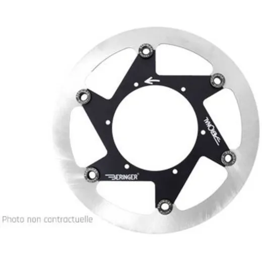 BERINGER Aeronal Cast Iron Floating Bremsscheibe - Schwarz KT13FB für KTM 125SX, 250SX, 250SX-F