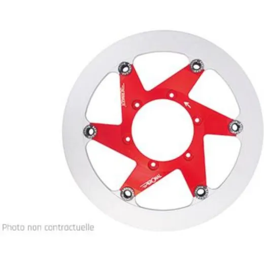 BERINGER Aeronal Cast Iron Floating Bremsscheibe - Rot H31FR