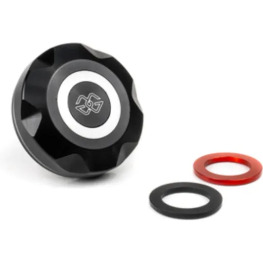 GILLES Rear Brake Fluid Contenair Cover - Black for Ducati, Aprilia, BMW