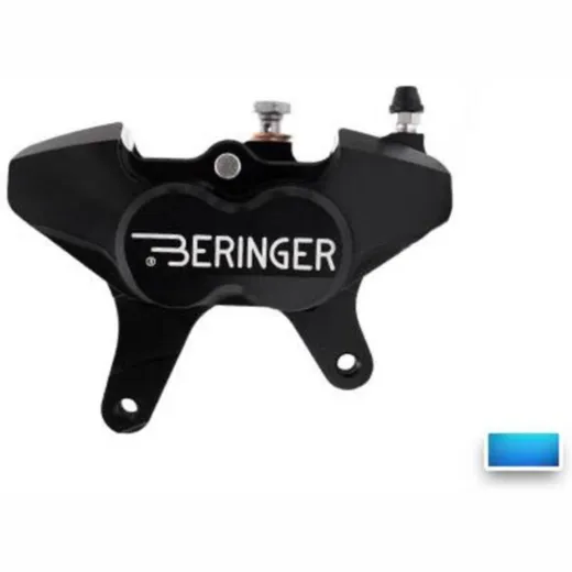 BERINGER Left Axial 4 Kolben Bremssattel - Blau für Suzuki, Kawasaki, Triumph