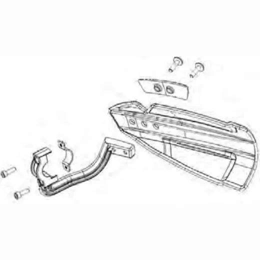 POLISPORT Hammer/MX Flow Handguards Mounting Kit