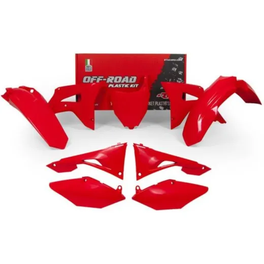 RACETECH Plastic Kit - Rot für: Honda CRF für CRF450R