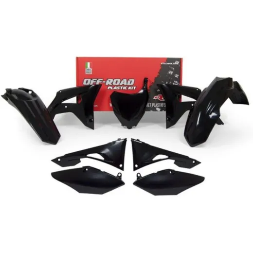 RACETECH Plastic Kit - Schwarz für: Honda CRF für CRF450R