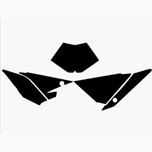 BLACKBIRD Plate Stickers - für: Beta RR 2T/4T