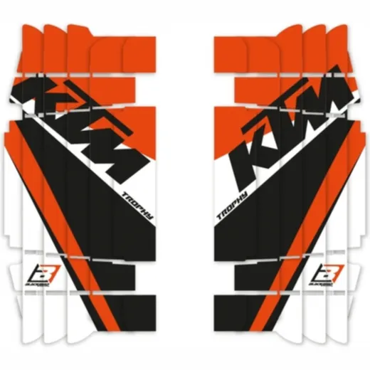 BLACKBIRD Replica Trophy 21 Radiator Louvers Graphic Kit - for: KTM SX/SX-F for 125EXC, 125SX, 150SX