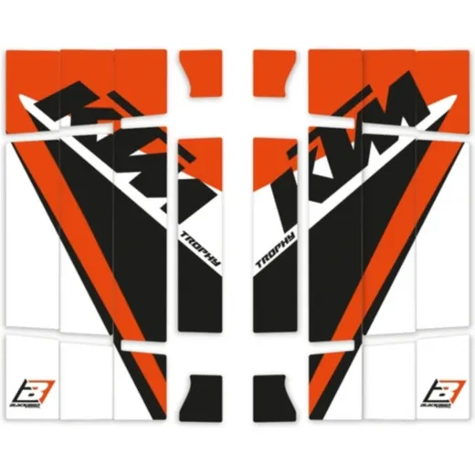 BLACKBIRD Replica Trophy 21 Radiator Louvers Graphic Kit - for: KTM EXC for 125SX, 150SX, 250EXC-F
