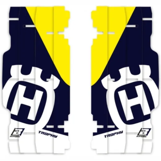 BLACKBIRD Replica Trophy 21 Radiator Louvers Graphic Kit - for: Husqvarna TE/FE