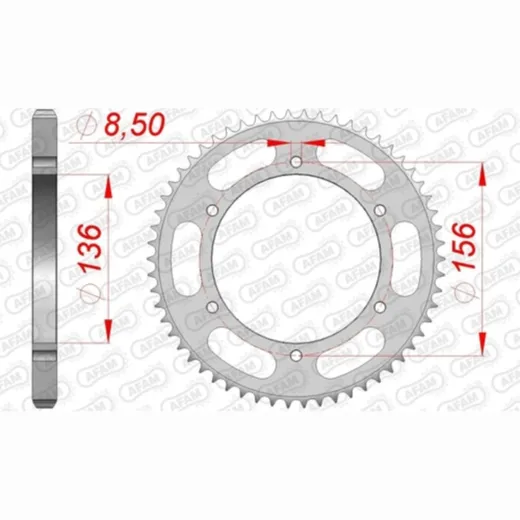AFAM Standard Kettenrad 53104