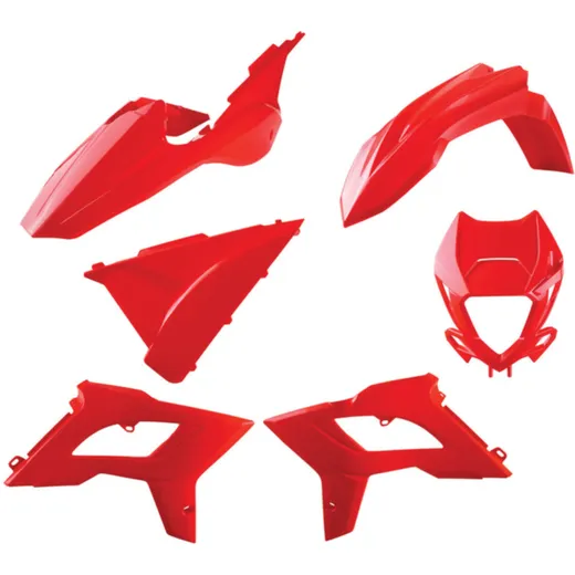 POLISPORT Restyling Plastic Kit Red - for: Beta RR 2T/4T for RR1252TENDURO, RR1254TENDURO, RR1254TMOTARD