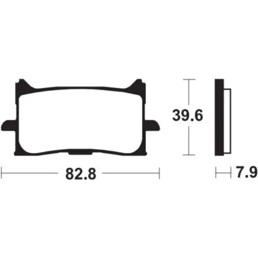 TECNIUM Sintered Metal Brake Pads - MFP440 für Honda CB125R, CB300R, CB650R