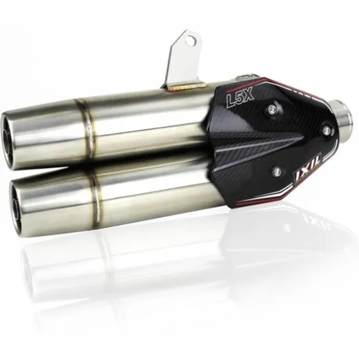IXIL Dual Hyperlow XXL L5X Full Exhaust System Polished Stainless Steel - for: Yamaha T-Max DX-SX for Yamaha T-MAX530
