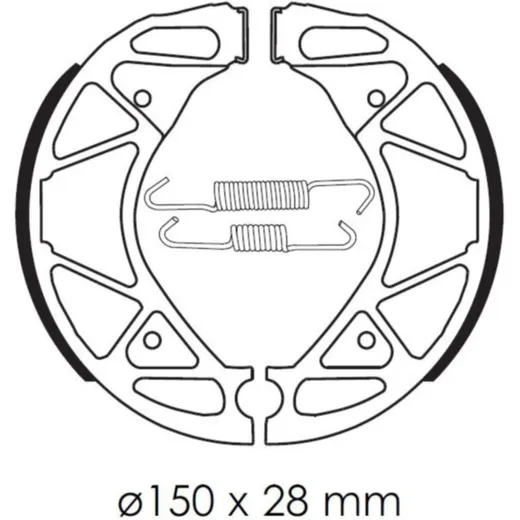 TECNIUM Brembacken Scooter organisch - BA209 für Yamaha CYGNUS125, XENTER125, XENTER150