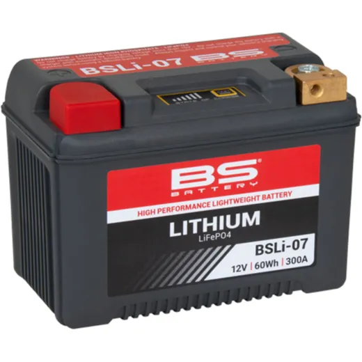 BS BATTERY Battery Lithium-Ion - BSLI-07 for Kawasaki, Suzuki, BMW