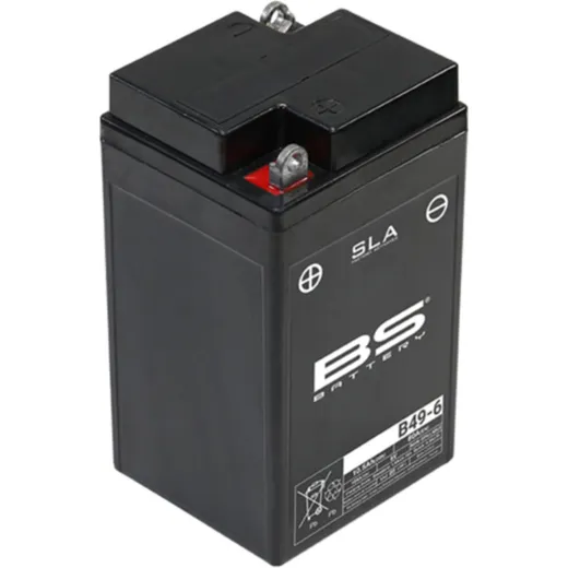 BS BATTERY SLA Battery Maintenance Free Factory Activated - B49-6 for BMW R25/2, R25/3, R51/2