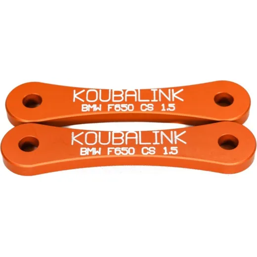 KOUBALINK Lowering Kit (38.1 mm) Orange - for: BMW F650CS for F650CSSCARVER