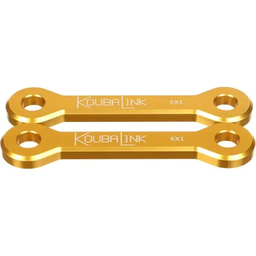KOUBALINK Lowering Kit (25.4 mm) Gold - for: Kawasaki KX125 / 250 for KX250