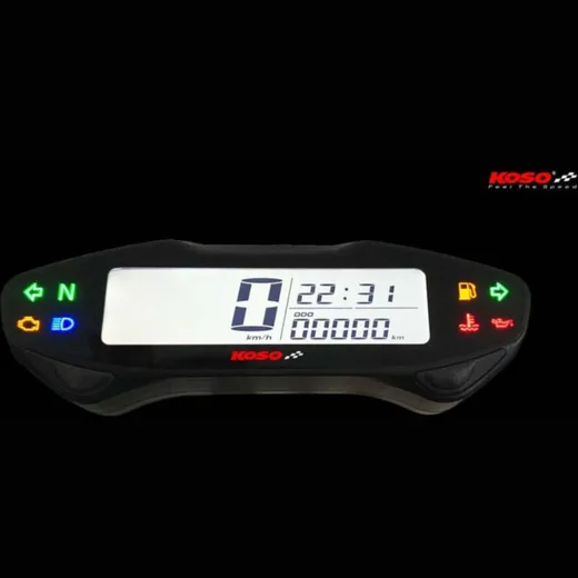 KOSO DB EX-03 Speedometer TUEV-approved