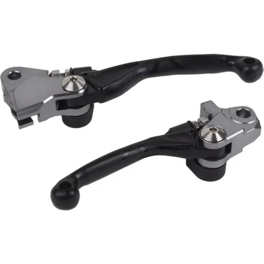POLISPORT Pivot Unbreakable Lever Set Black - for: Husqvarna for FE250, FE350, FE450