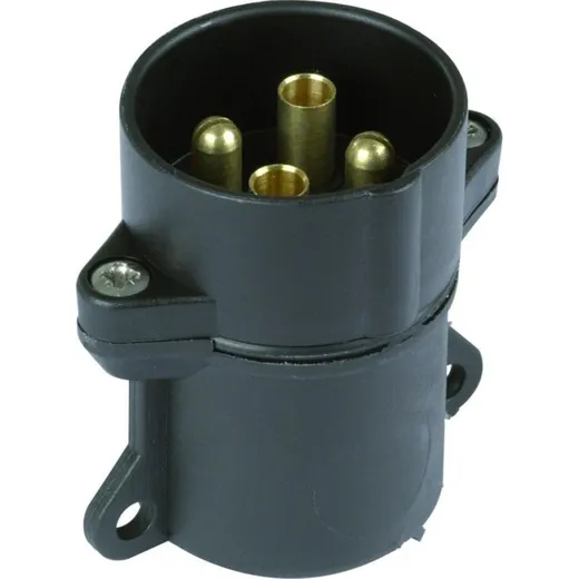 Plug 4pin plastic 24v
