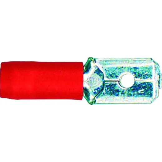 flat plug -1.0 red
