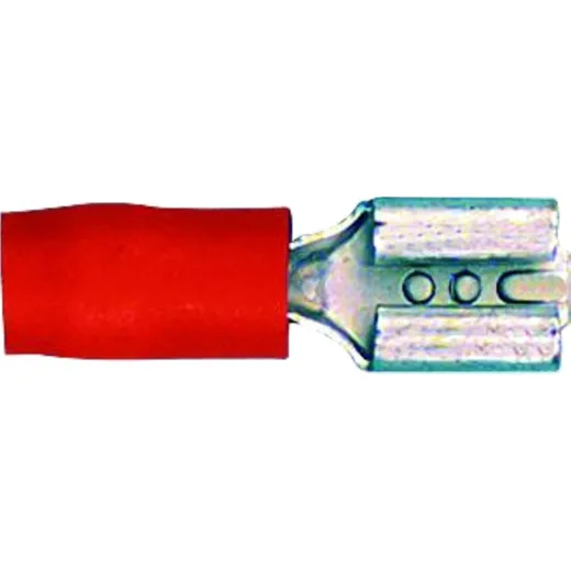 Spade connector female red -1.0 2253