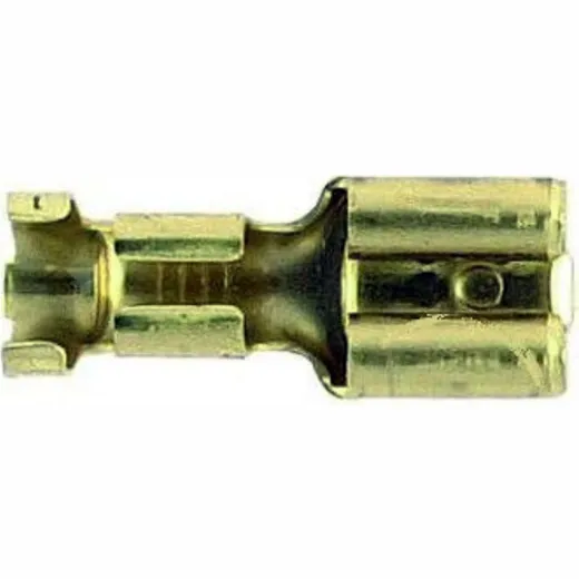Spade connector female 6.3x0.8 4-6
