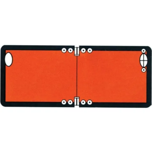Warning sign folding. 300X120