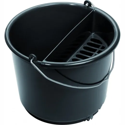 Service bucket black 10 litre