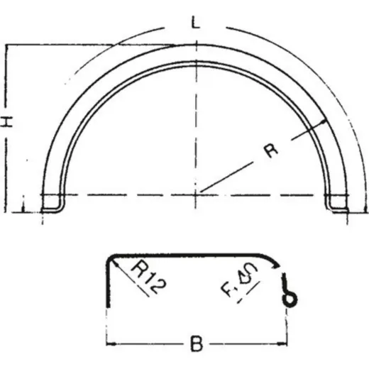 Rear fender pvc HPE241312