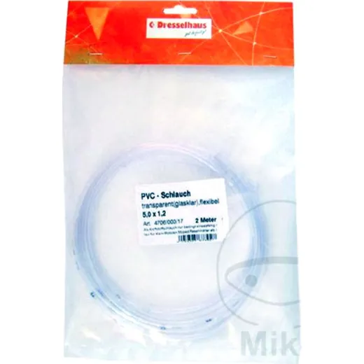 Clear fuel hose 6mm