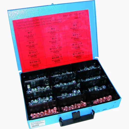 Hex nut Stop Schlitz assortment